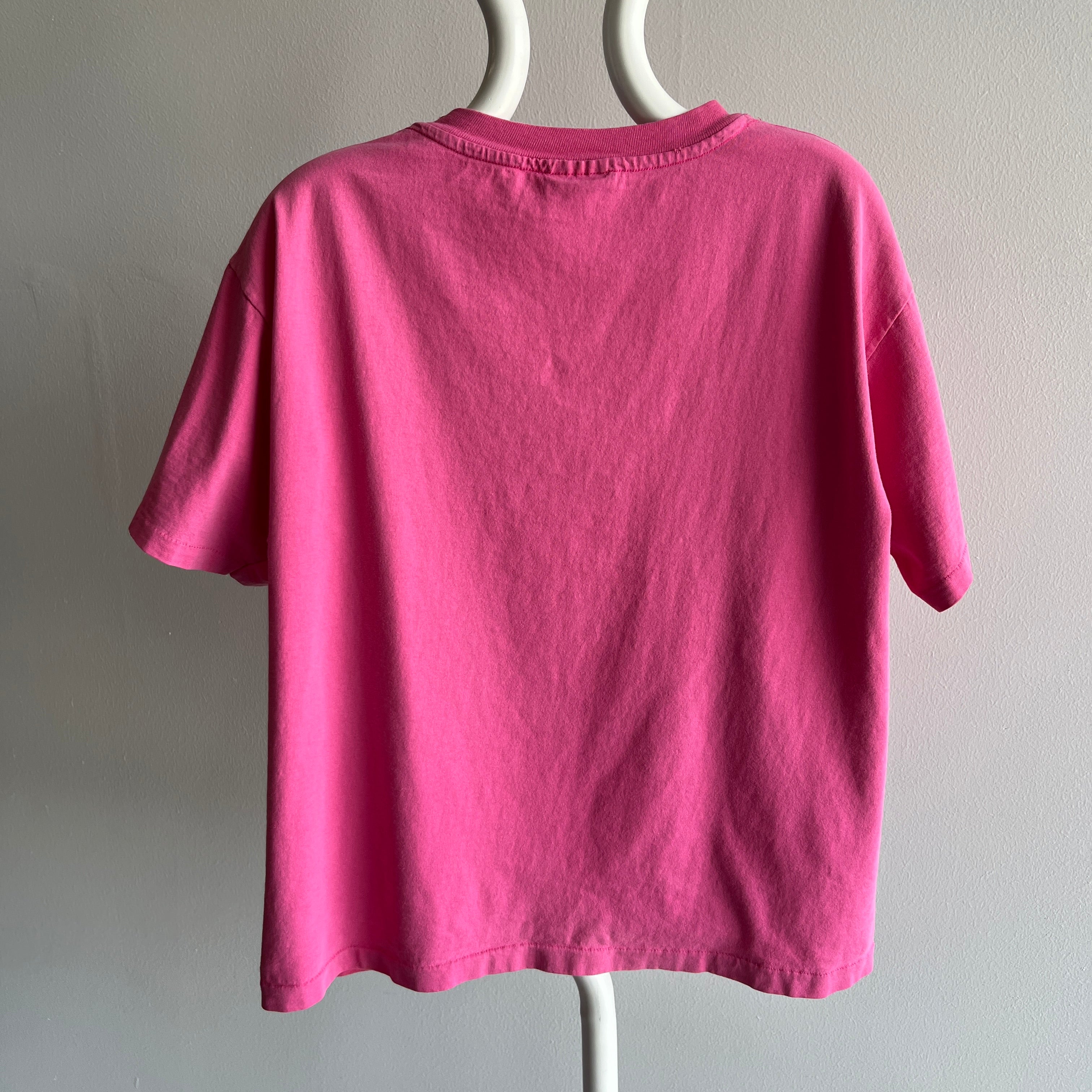 1980s Perfectly Worn HHW Pink Cotton T-Shirt