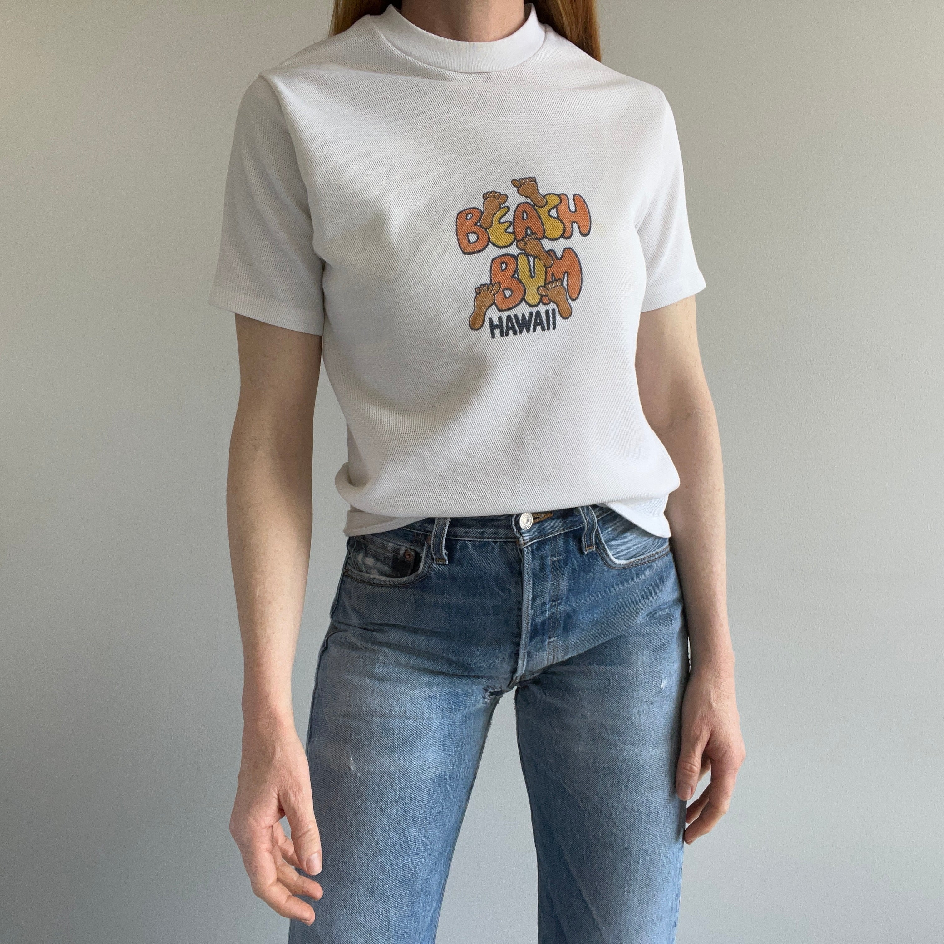 1970s Beach Bum Unusual T-Shirt