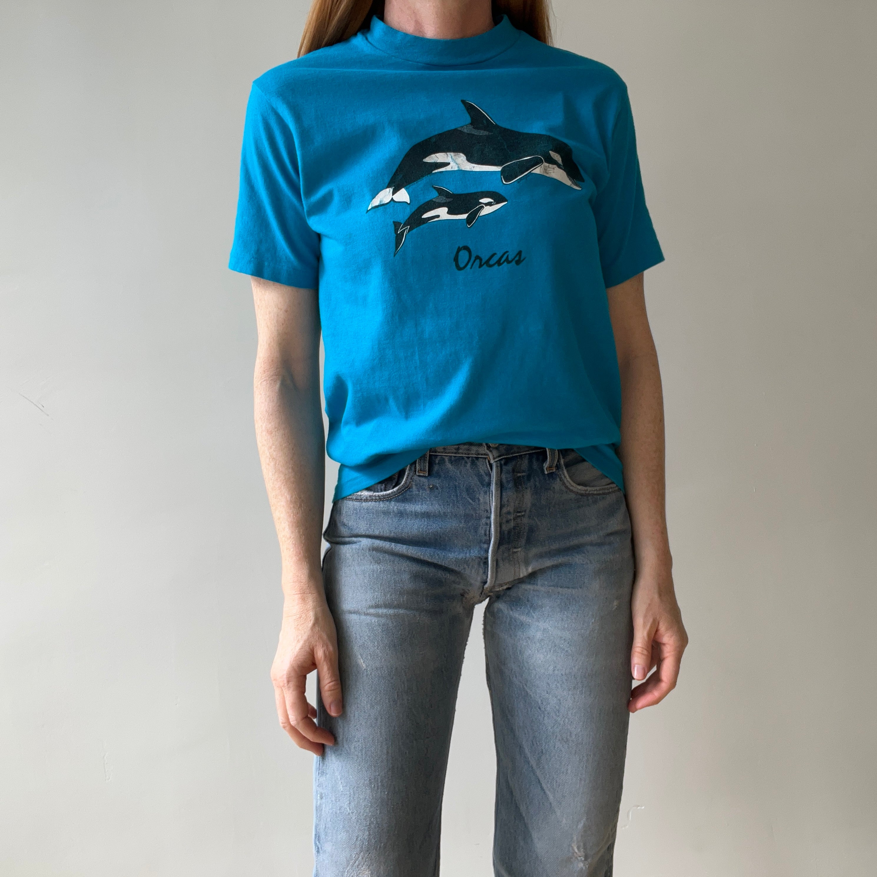 1990s Orca T Shirt - Awwwwww