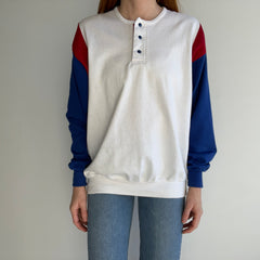 1980s Jerzees/Russell Henley Red, White and Blue Sweatshirt