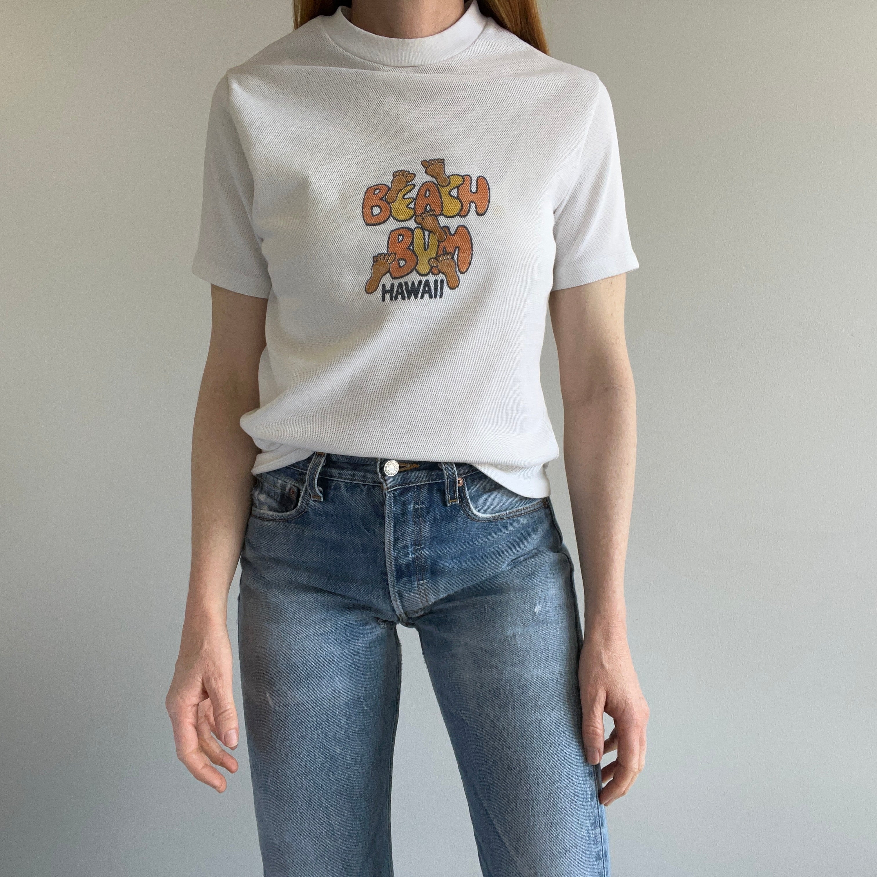 1970s Beach Bum Unusual T-Shirt