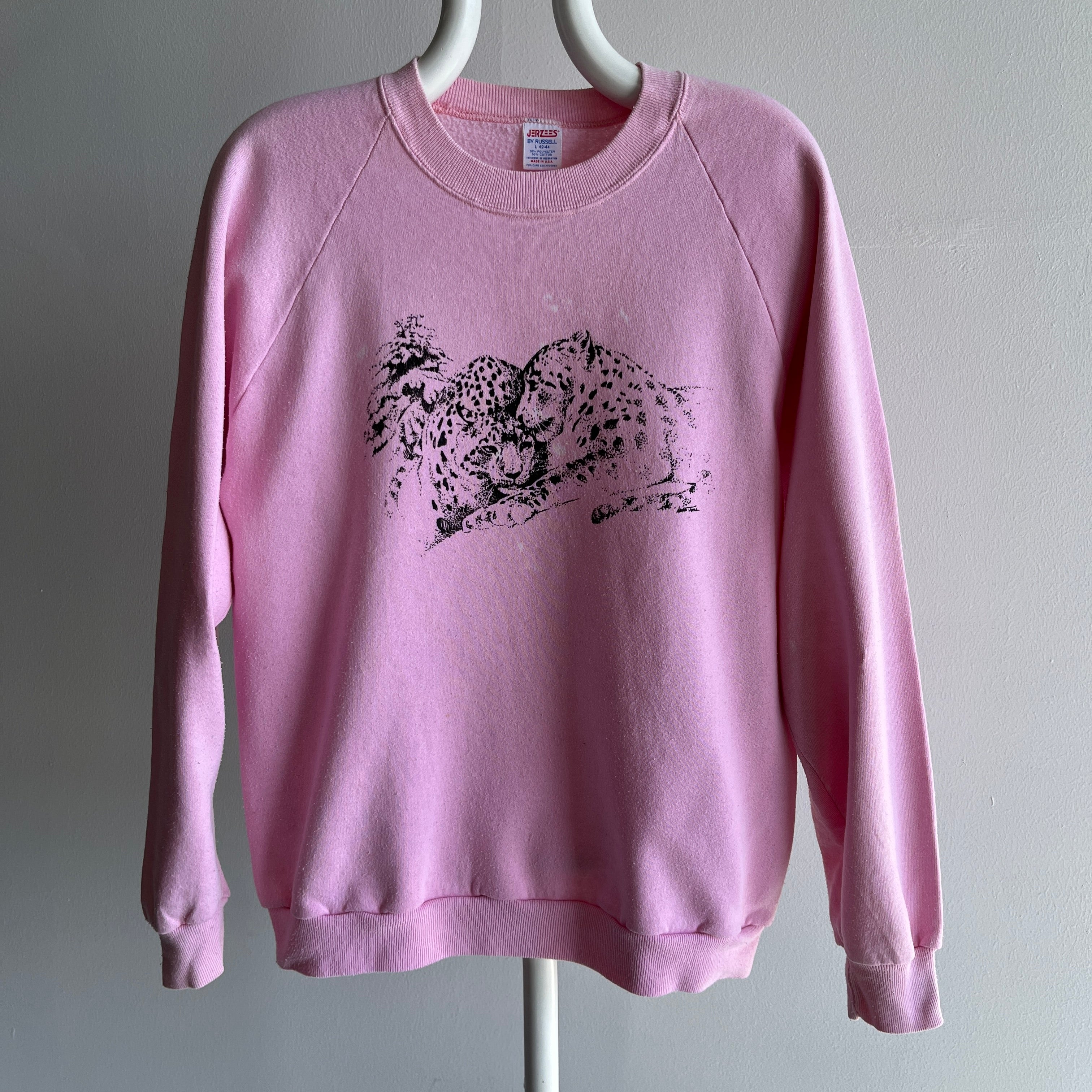 1980s Cheetah Sweatshirt - !!!!