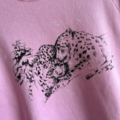 1980s Cheetah Sweatshirt - !!!!
