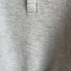 1970s Extremely Paint and Other Stained Worn Duofold Rad Henley Thermal