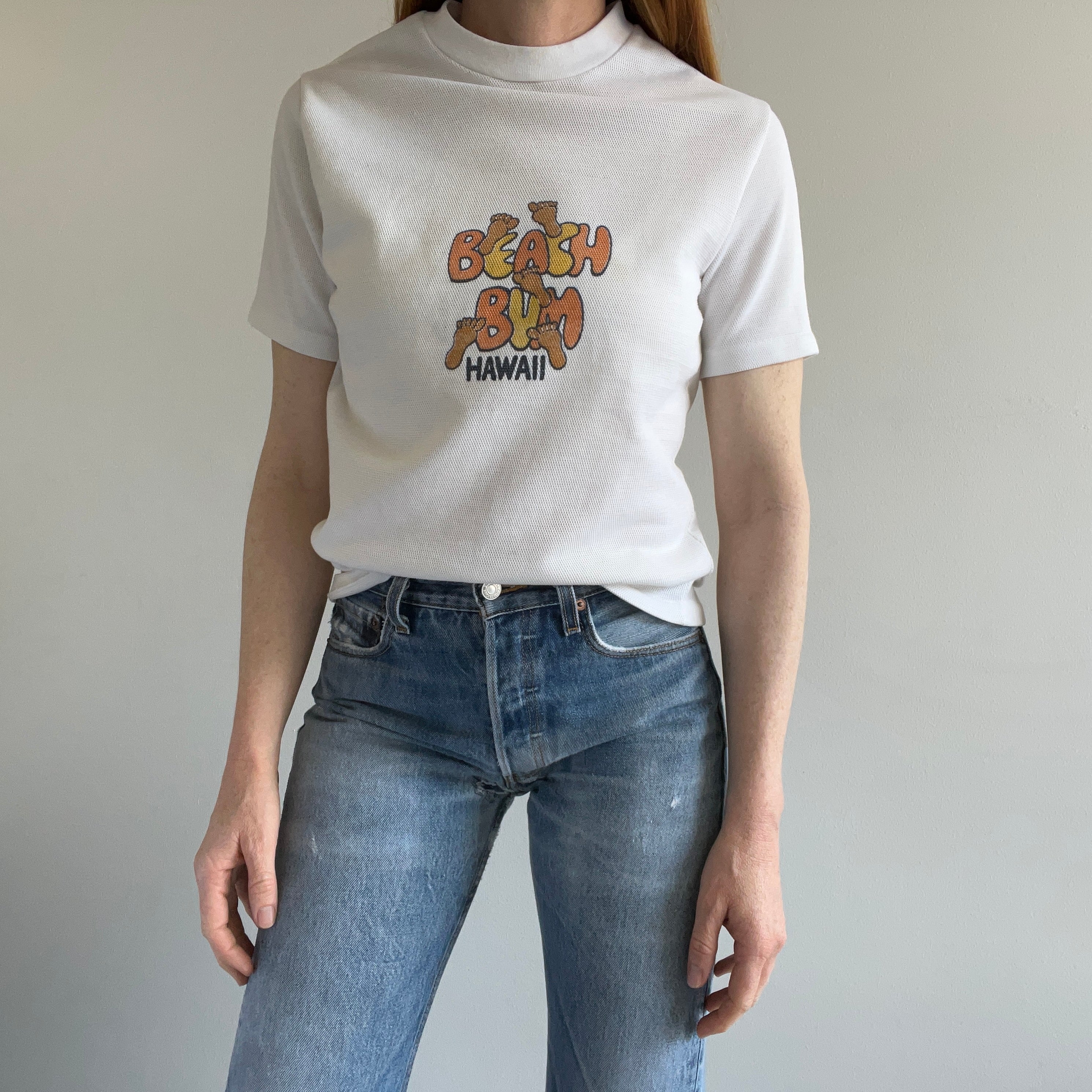 1970s Beach Bum Unusual T-Shirt