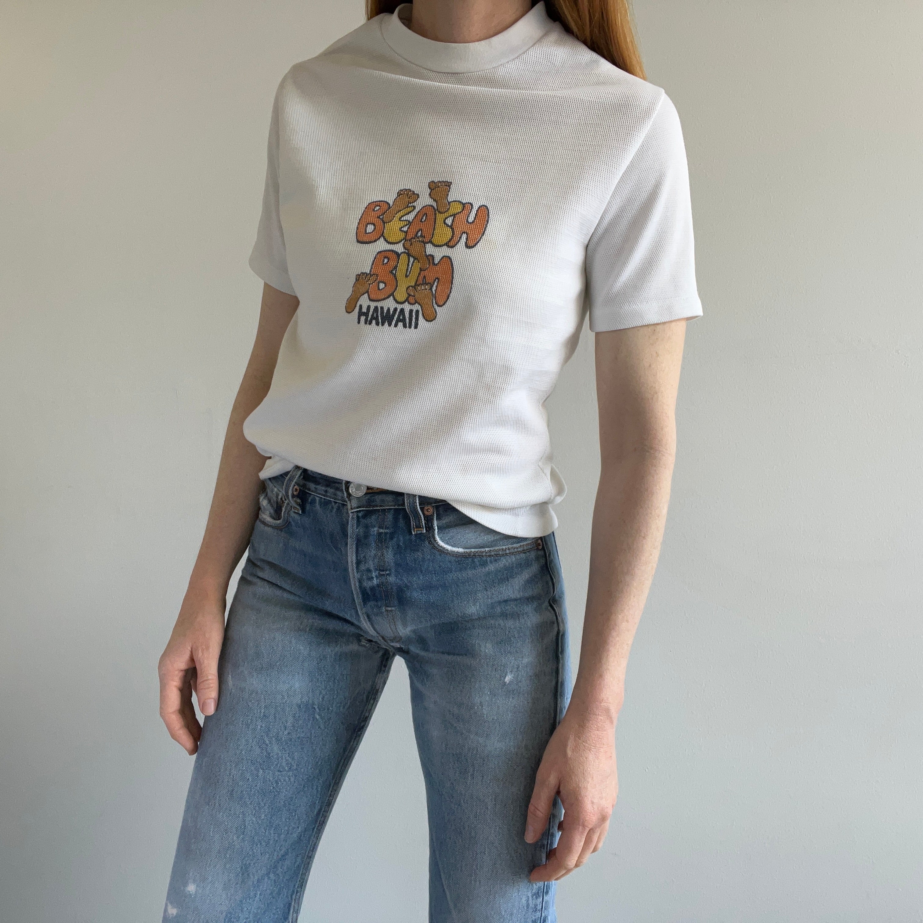 1970s Beach Bum Unusual T-Shirt