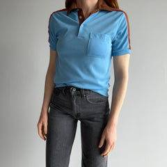 1970/80s Shoulder Stripe Polo Pocket T-Shirt