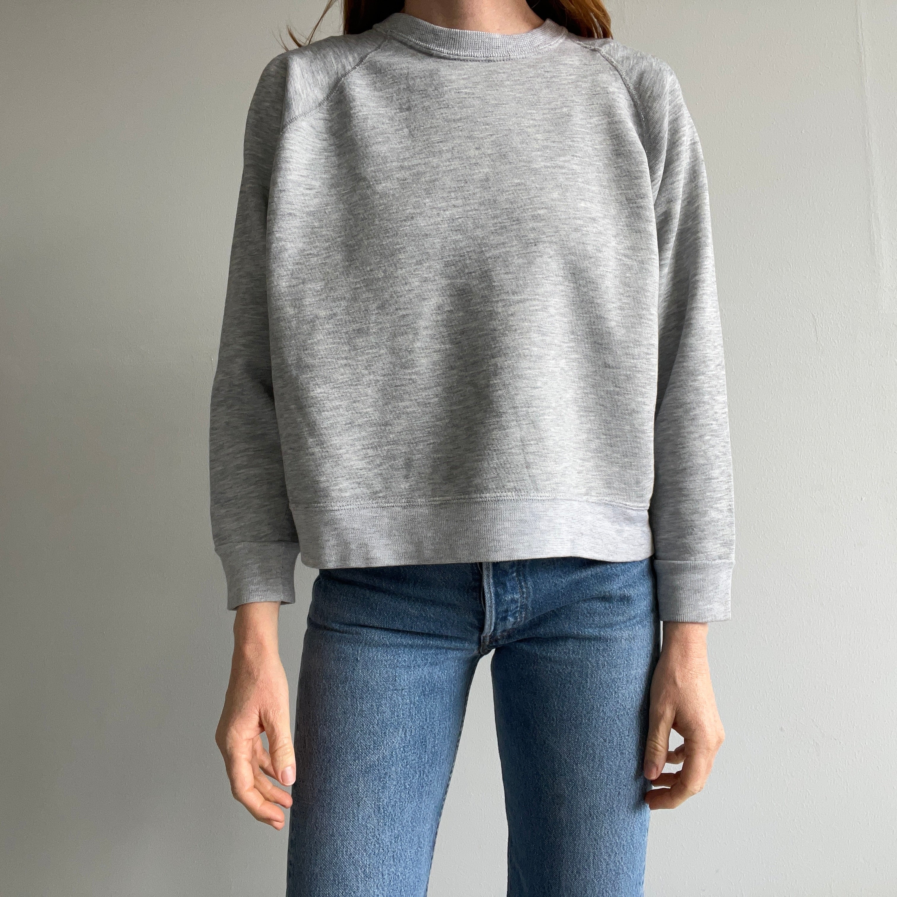 1980s The Perfect Gray Sweatshirt