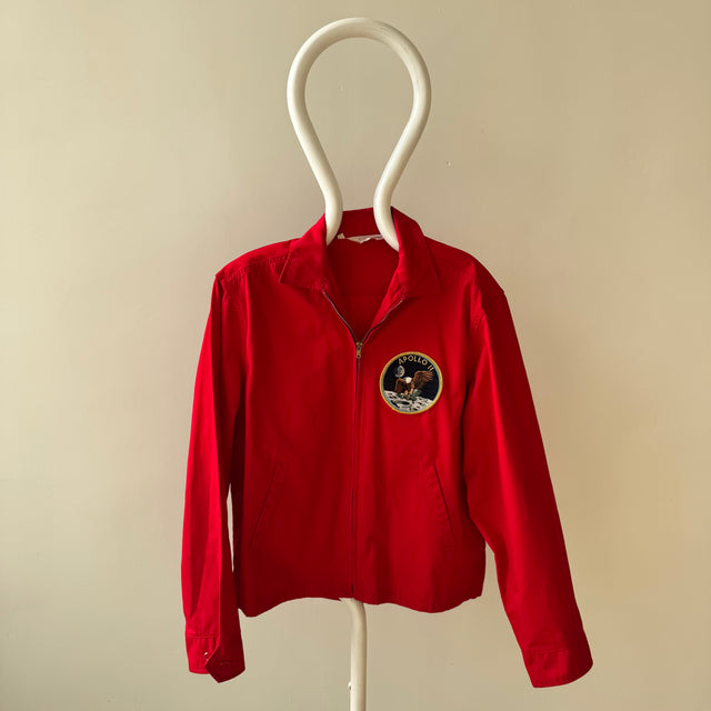 1969 Apollo 11 BSA Red Cotton Zip up Jacket - Collectible