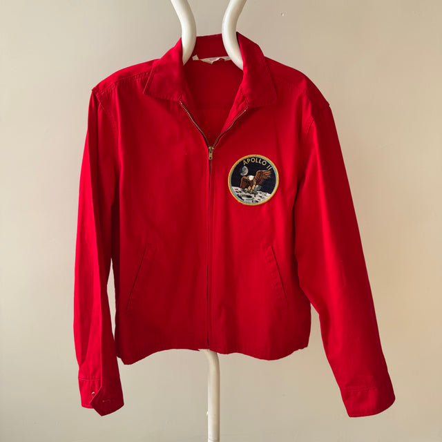 1969 Apollo 11 BSA Red Cotton Zip up Jacket - Collectible