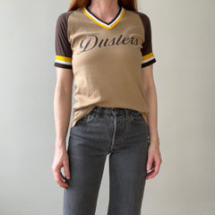 1970s Brown Dusters #3 Athletic T Shirt