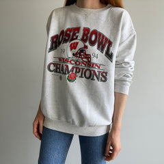 1994 Rose Bowl Champions - Wisconsin!! Thin and Stained Sweatshirt