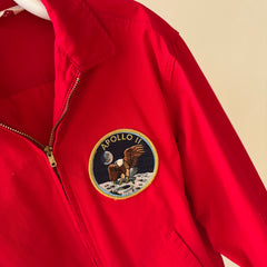 1969 Apollo 11 BSA Red Cotton Zip up Jacket - Collectible