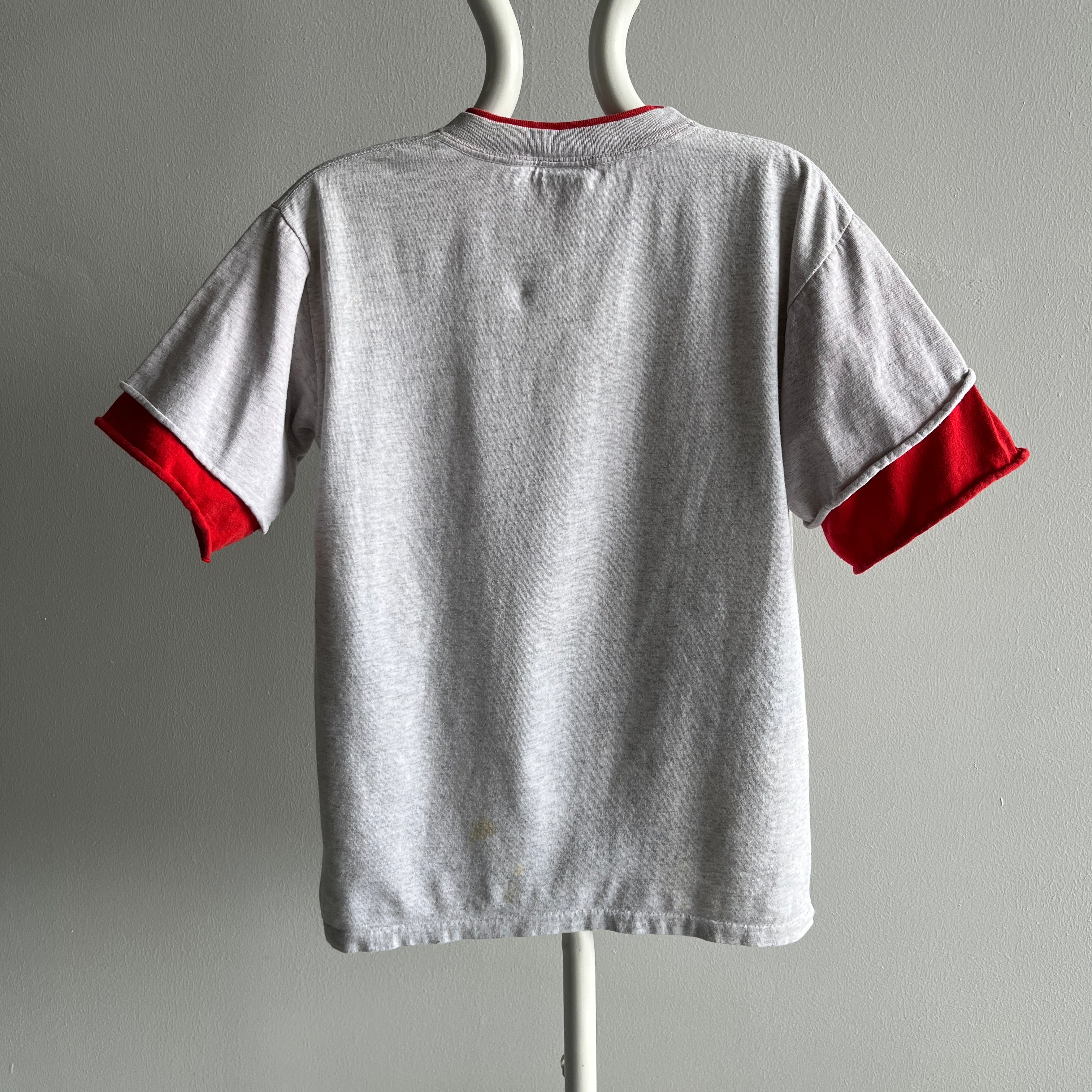 1991 Chicago Bulls Stained Cotton T-Shirt