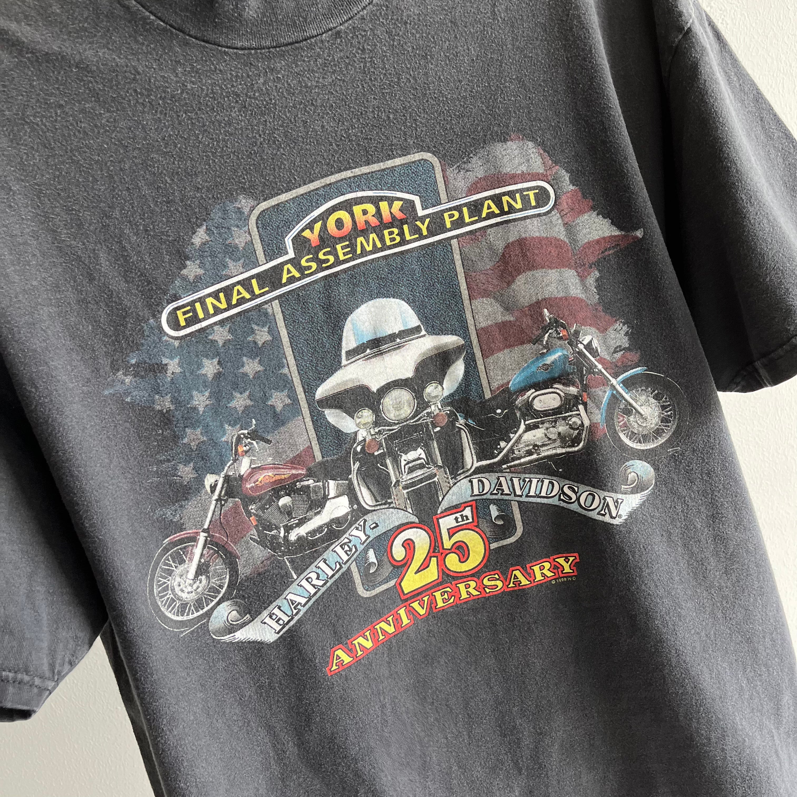 1998 Harley Cotton Front and Back T-Shirt