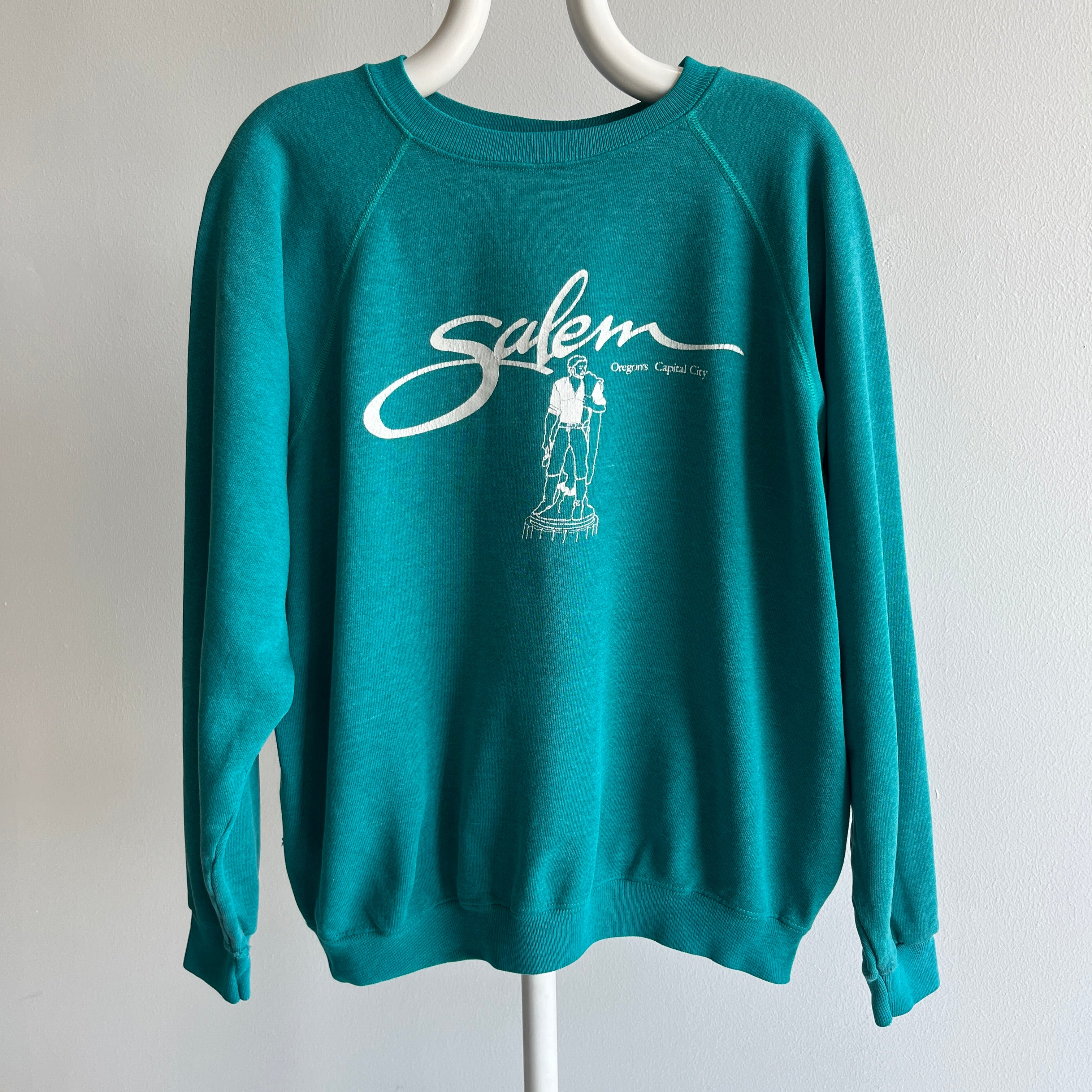 1980s Salem Oregon Rad Drop Pit Sweatshirt by Hanes