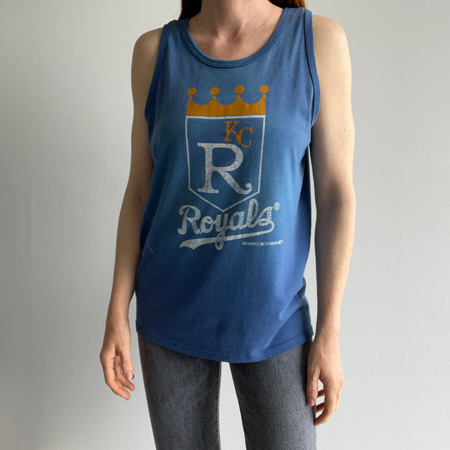 1988 Kansas City Royals Thinned Out and Worn Tank Top