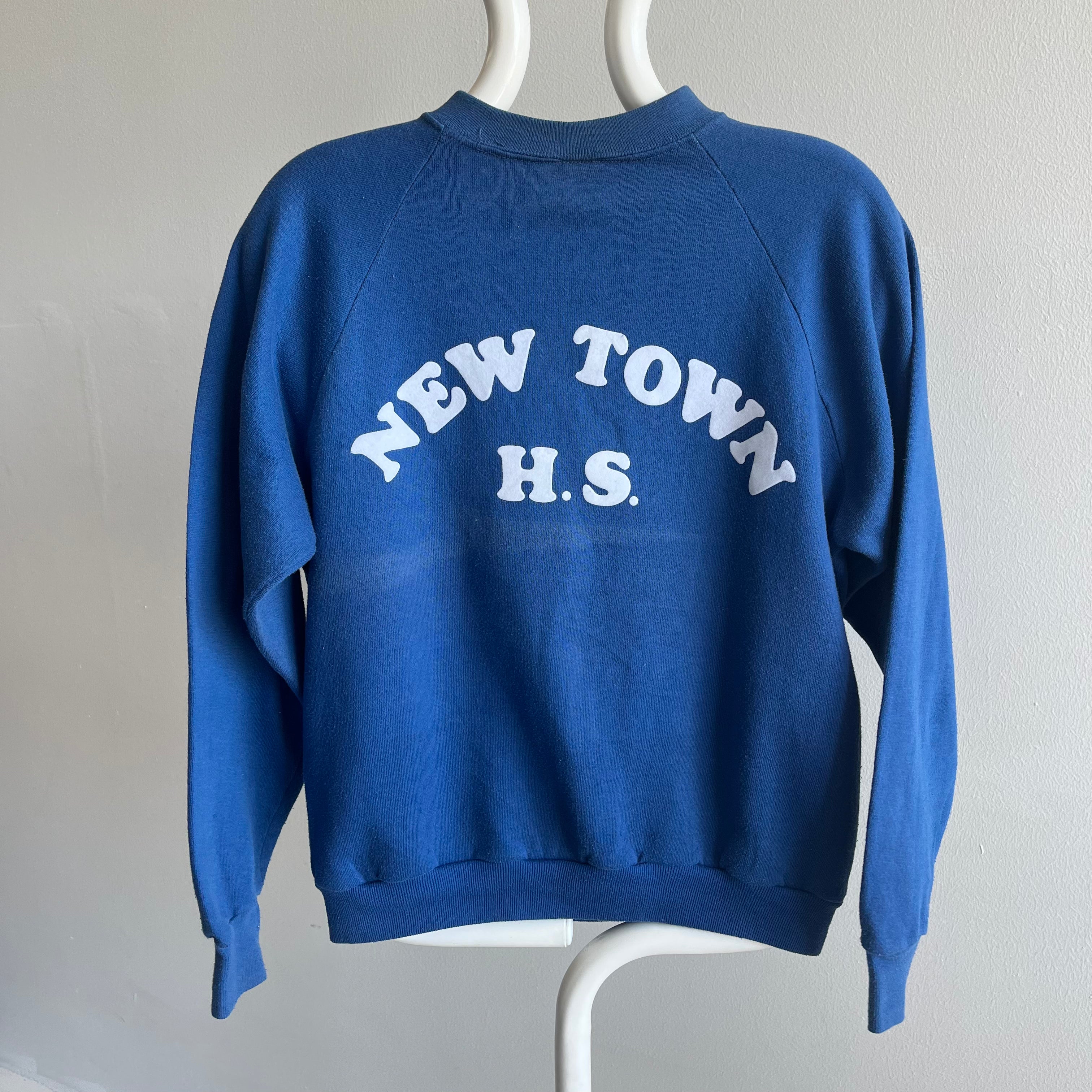 1970/80s Co-Op New Town H.S. DIY Sweatshirt - THIS!!