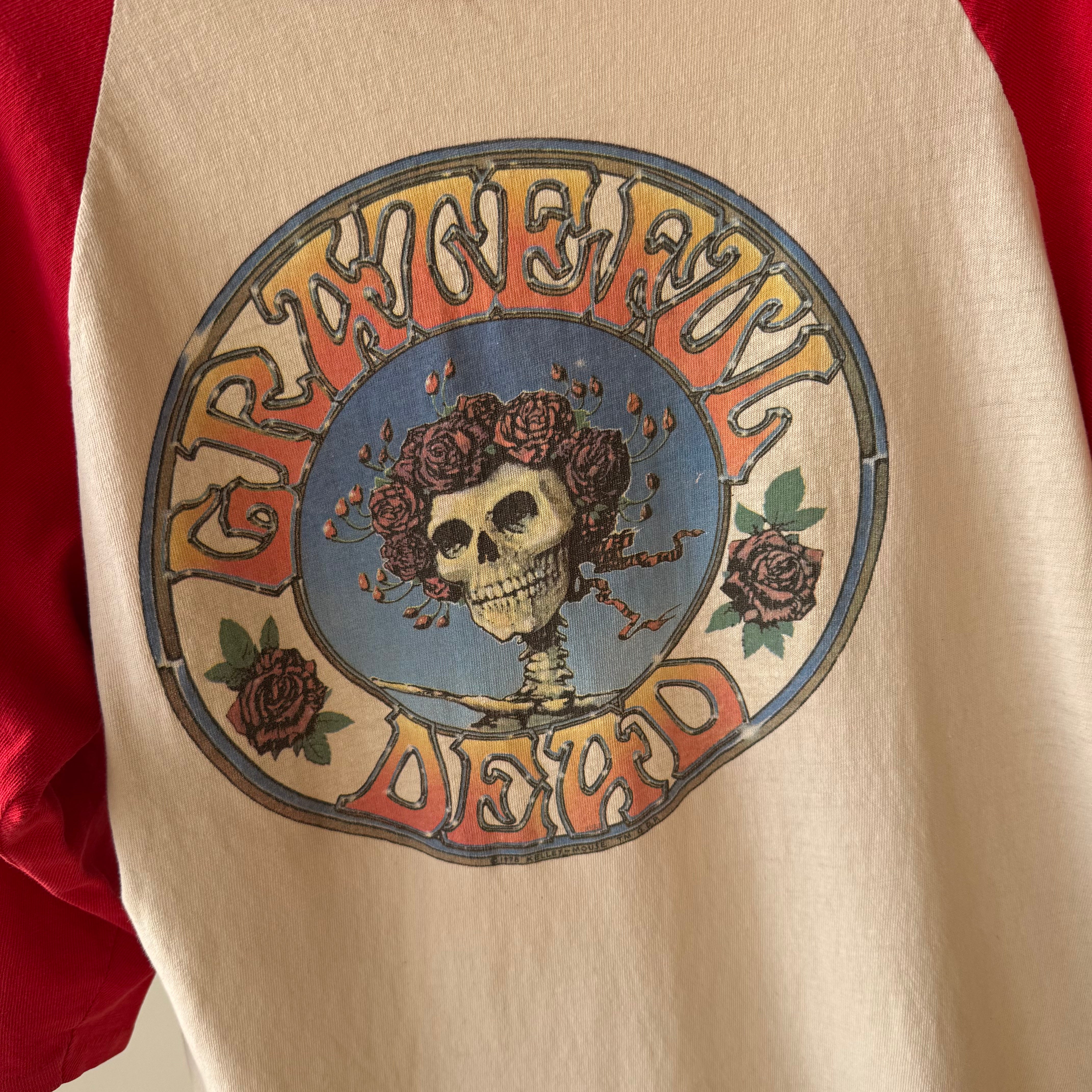 1978 Grateful Dead Baseball T-Shirt by Alton Kelly / Stanley Mouse (Artists)