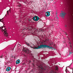 1980/90s Cats in the Snow Masterpiece Sweatshirt