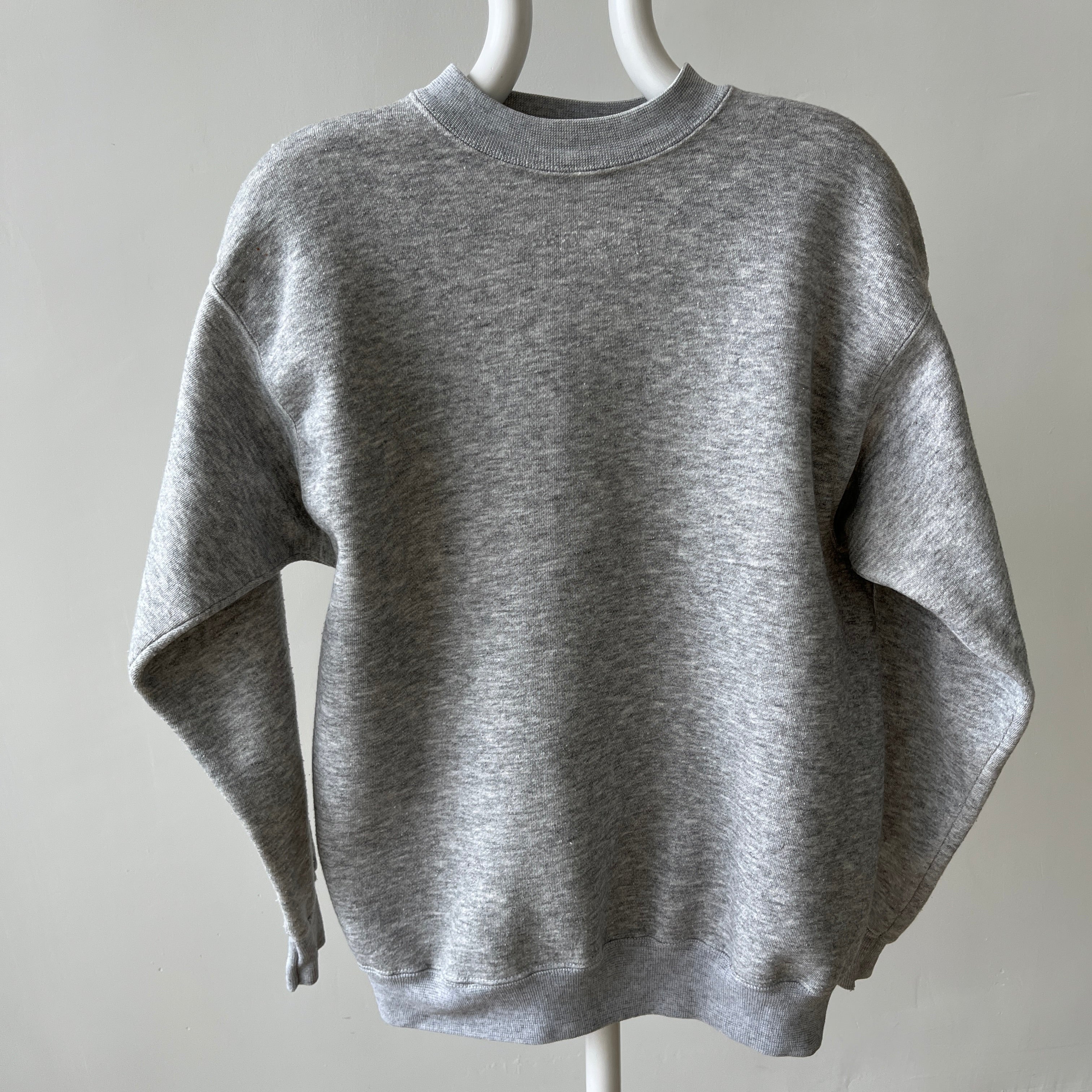 1980s Blank Gray Sweatshirt