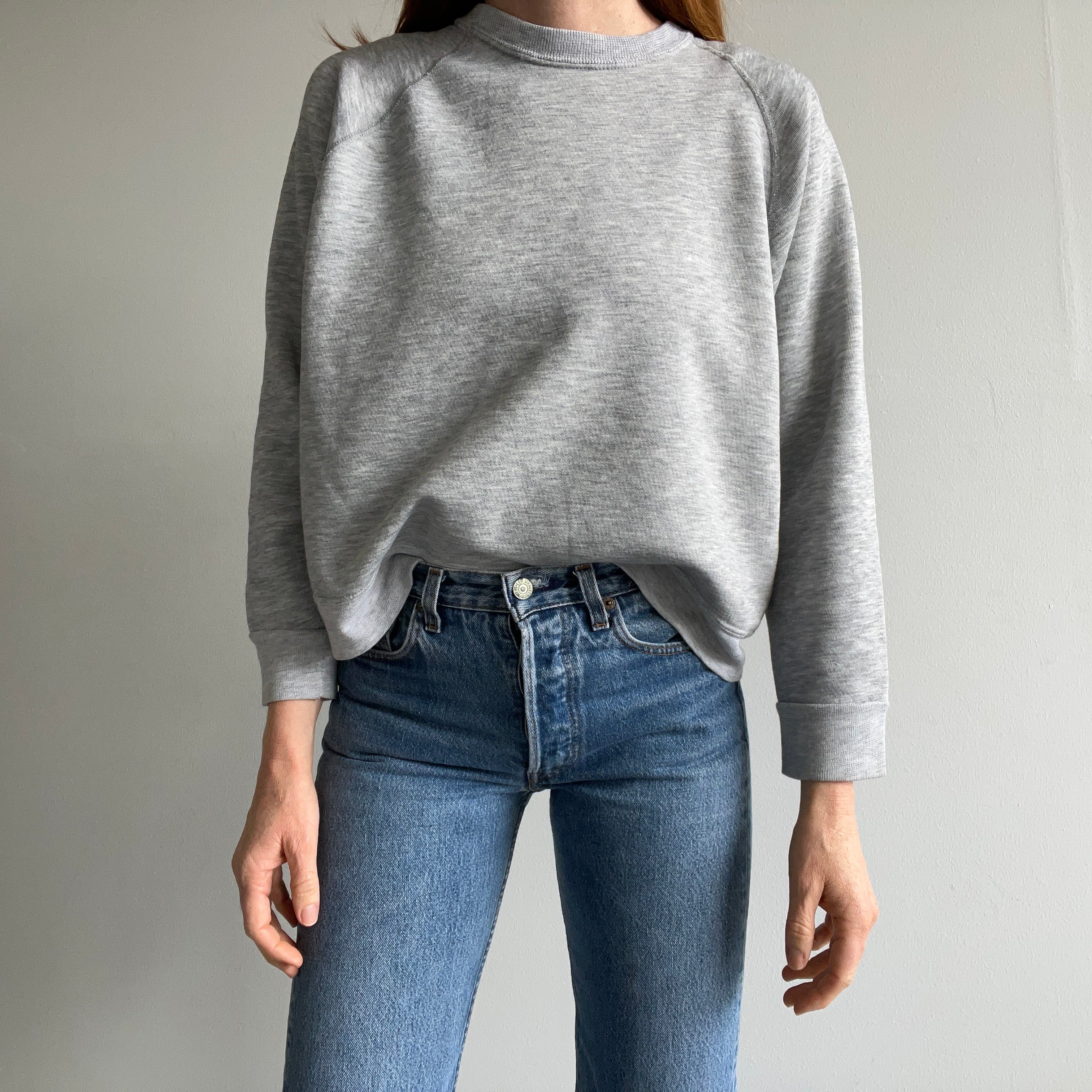 1980s The Perfect Gray Sweatshirt