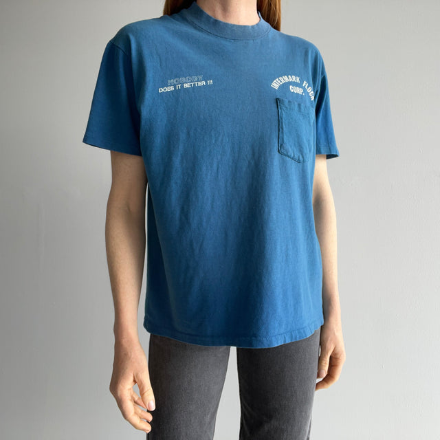 1980s "Nobody Does It Better" Ultra Sun Faded Pocket T-Shirt - The Perfect Fit