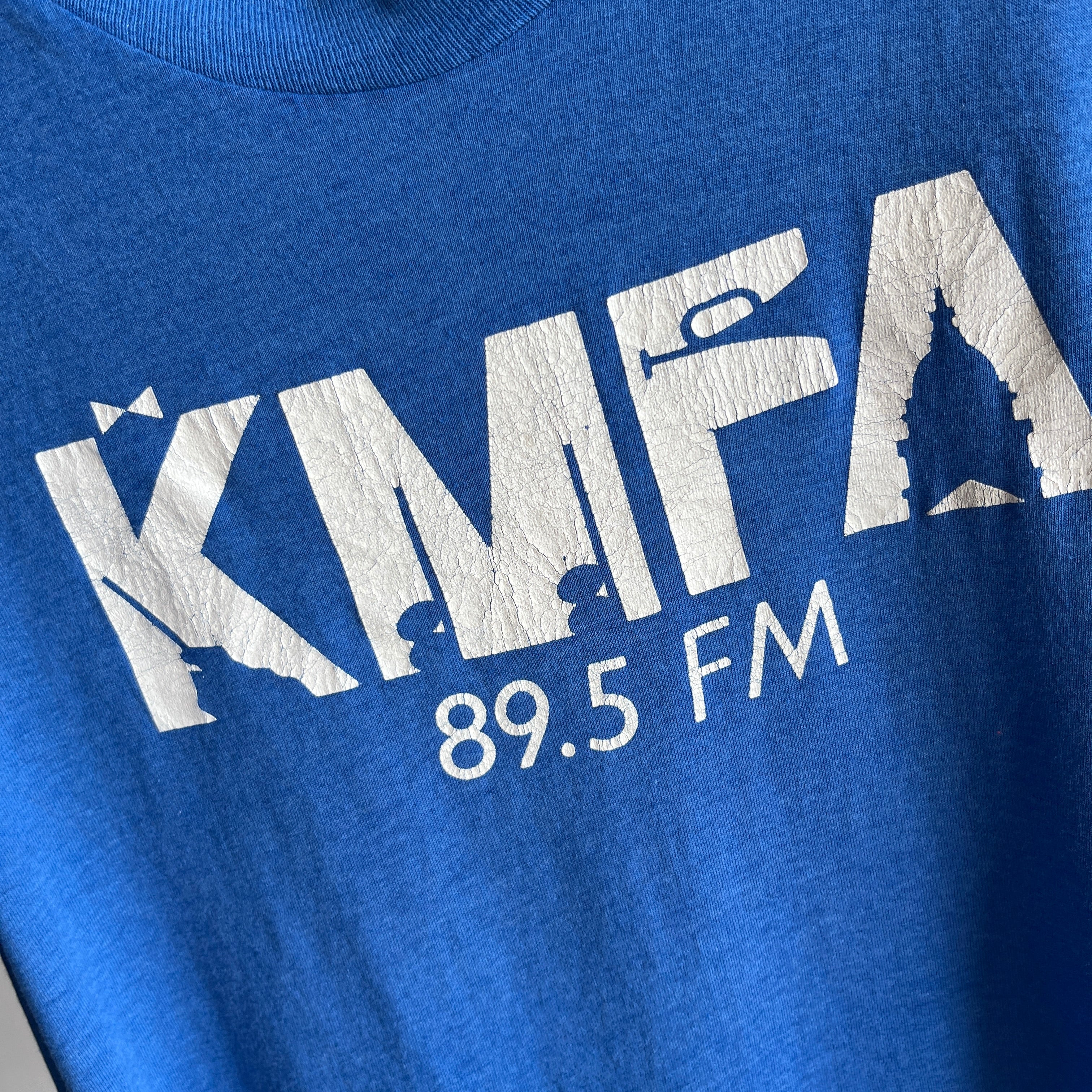 1980s KMFA 89.5FM T-Shirt - Austin's Classical Music Station