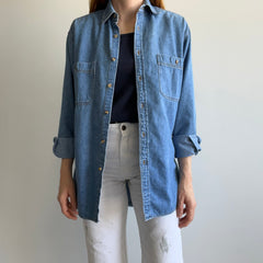 1990s Soft Denim Dad Shirt - A Good One!