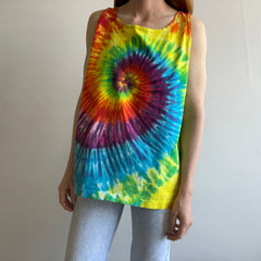 1980s Tie Dye Cotton Tank Top