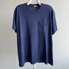 1990s FOTL Blank Navy Pocket T-Shirt