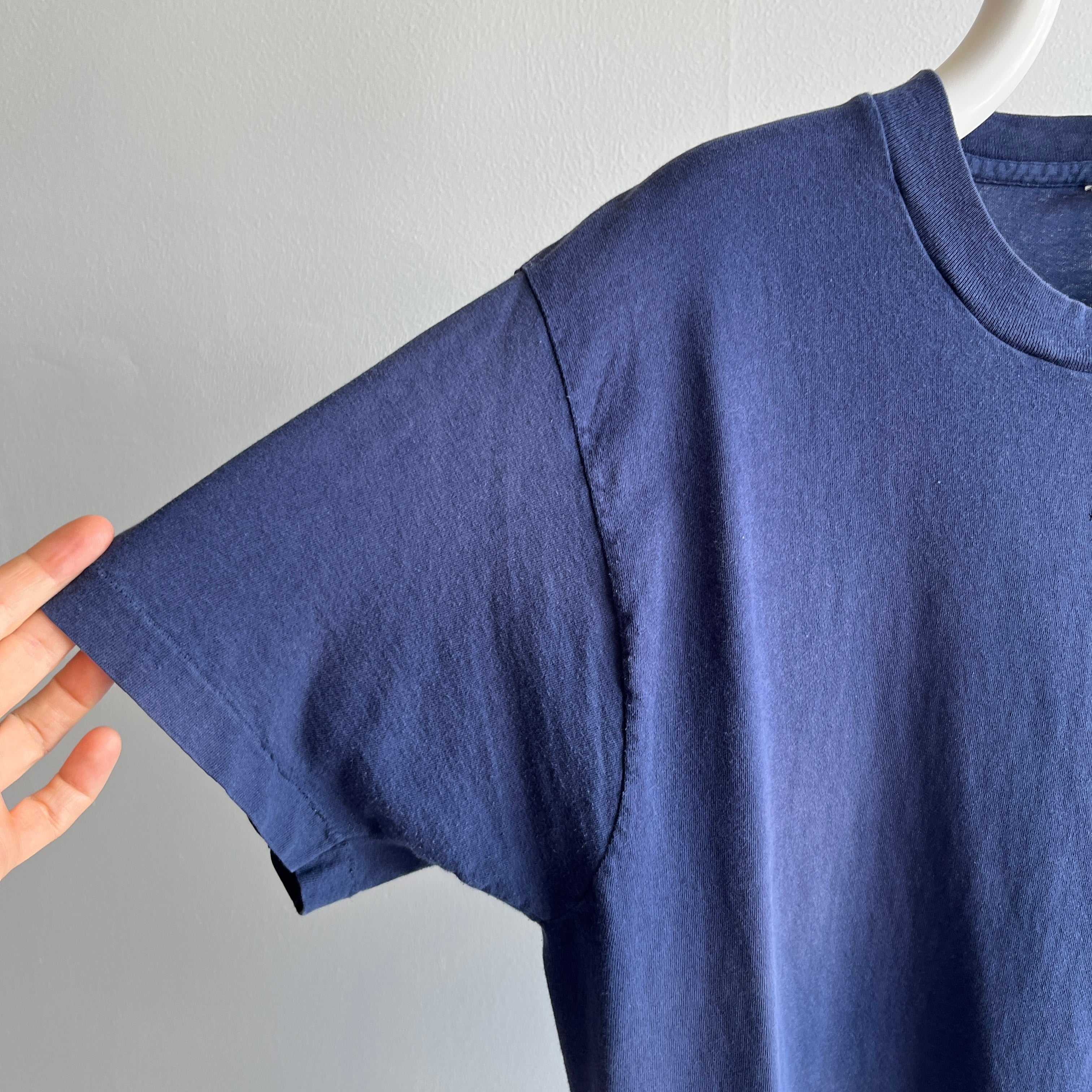 1990s FOTL Blank Navy Pocket T-Shirt