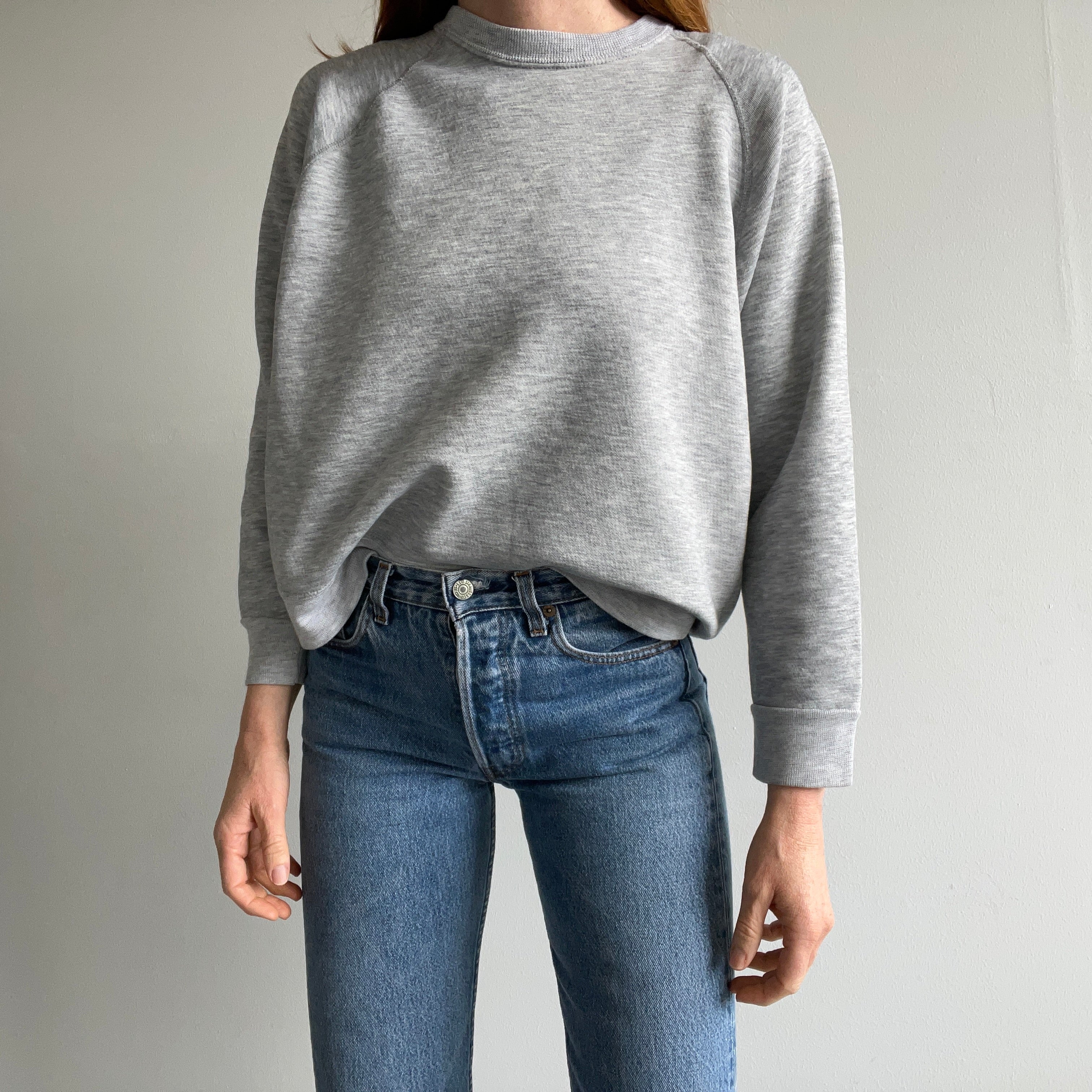 1980s The Perfect Gray Sweatshirt