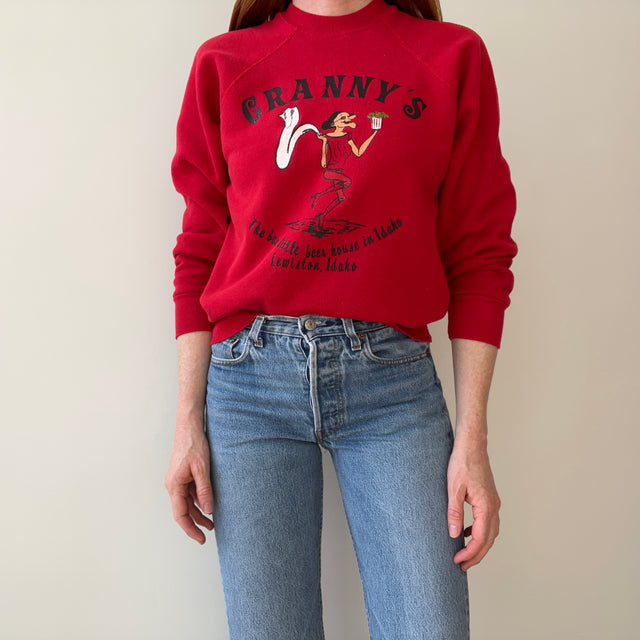 1980s Granny's "The Best Little Beer House In Idaho" Sweatshirt