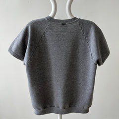 1980s Blank Gray Warm Up Sweatshirt by Jerzees