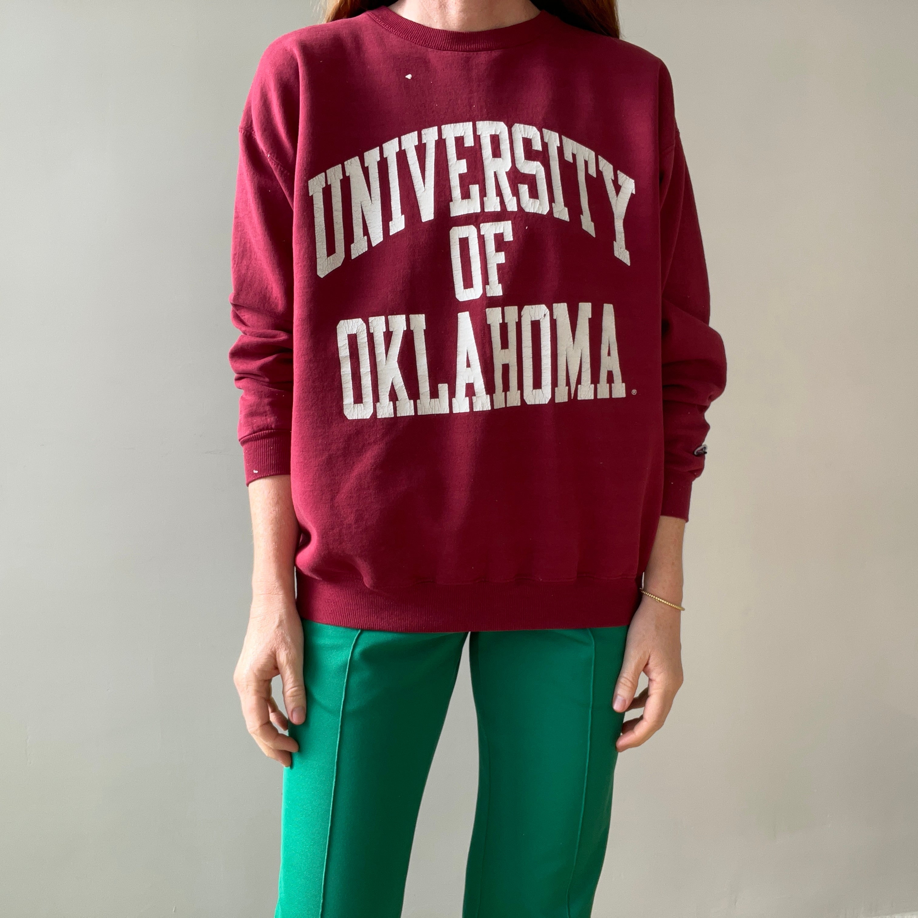 1980s/90s University Of Oklahoma Champion Sweatshirt