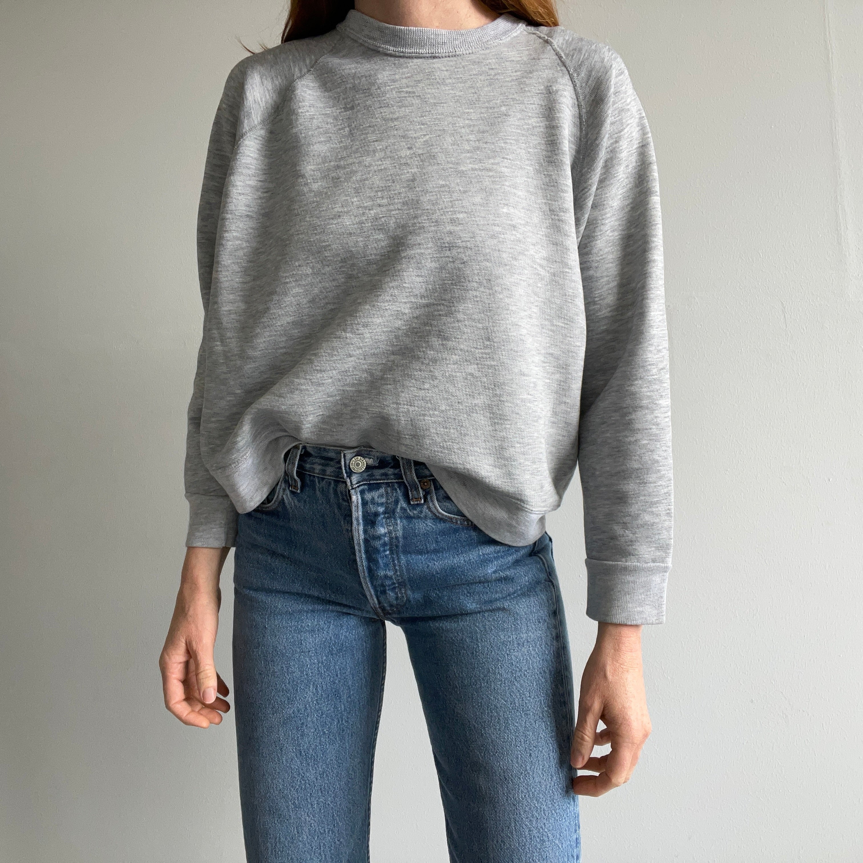 1980s The Perfect Gray Sweatshirt