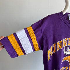 1980s Minnesota Vikings Football T-Shirt by Logo 7