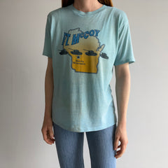 1970s Ft. McCoy Sparta Wisconsin Tissue Paper Thin Super Stained T-Shirt