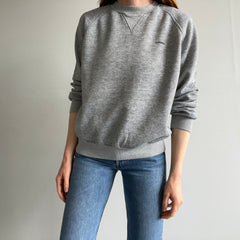 1980s McGreggor Single V Blank Gray Sweatshirt