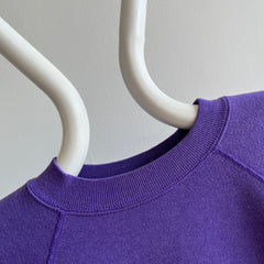 1980s Nicely Faded Soft Purple Raglan