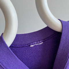 1980s Nicely Faded Soft Purple Raglan