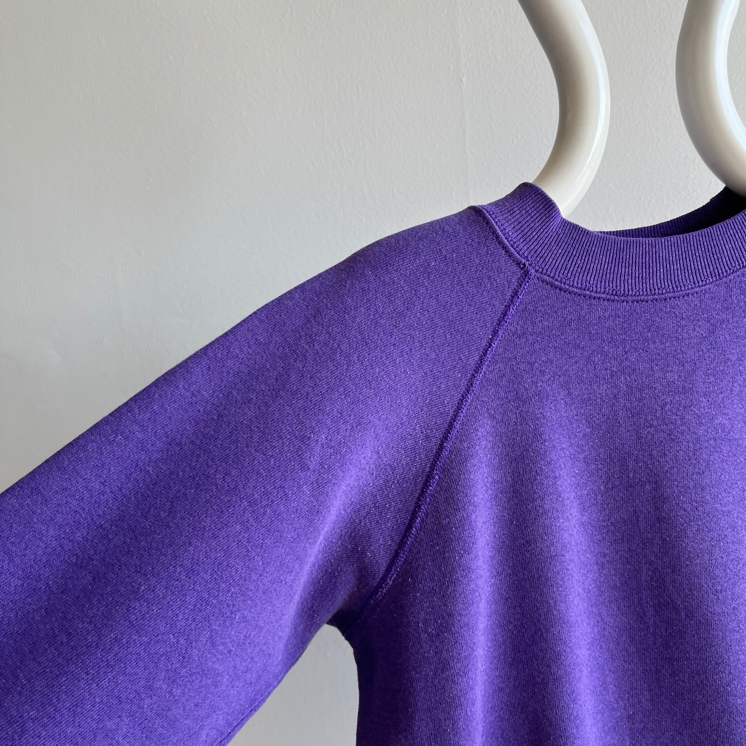 1980s Nicely Faded Soft Purple Raglan