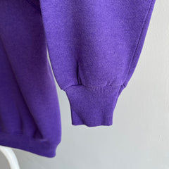 1980s Nicely Faded Soft Purple Raglan