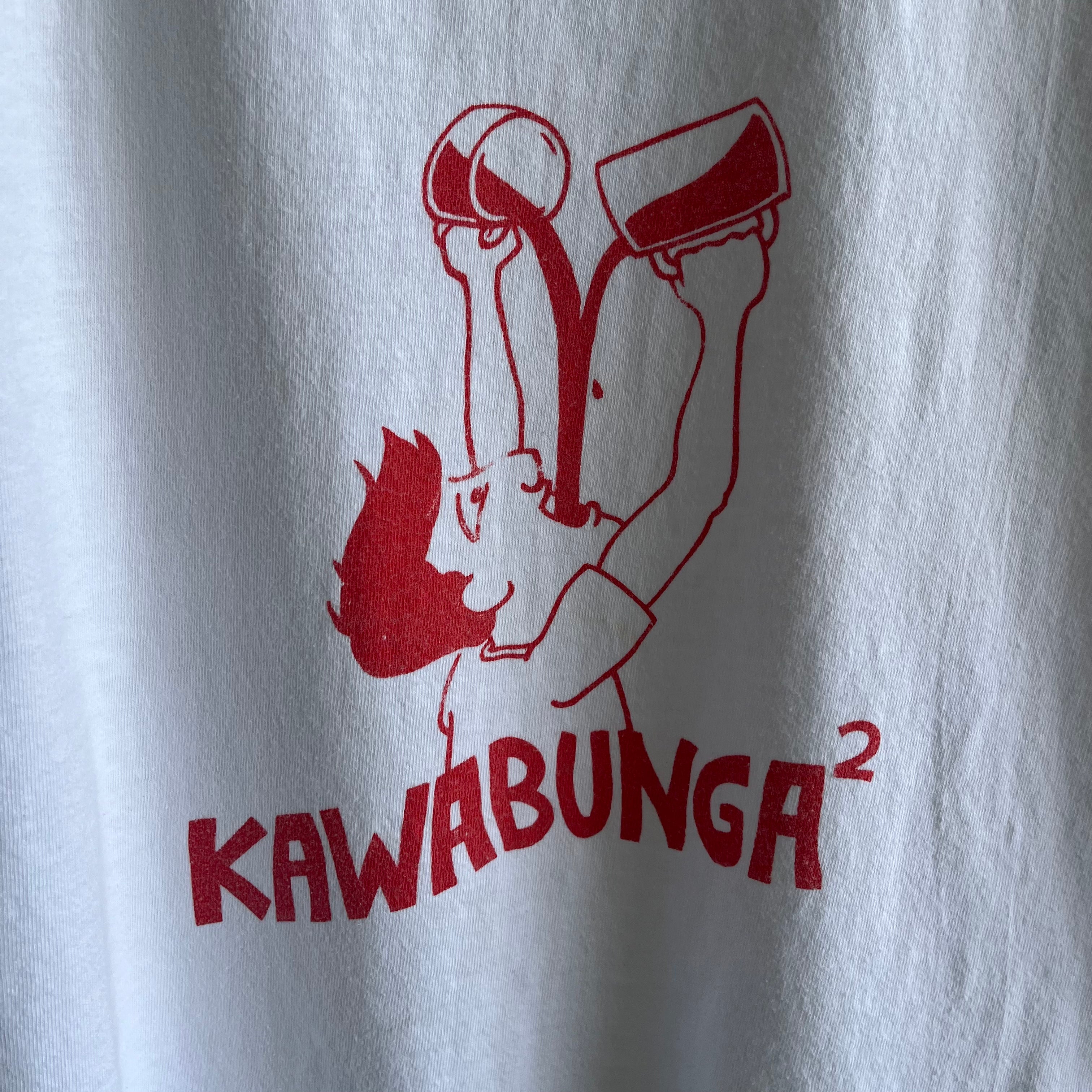 1980s Kawabunga Front and Back Tank Top - The Backside!