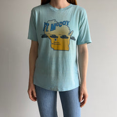 1970s Ft. McCoy Sparta Wisconsin Tissue Paper Thin Super Stained T-Shirt