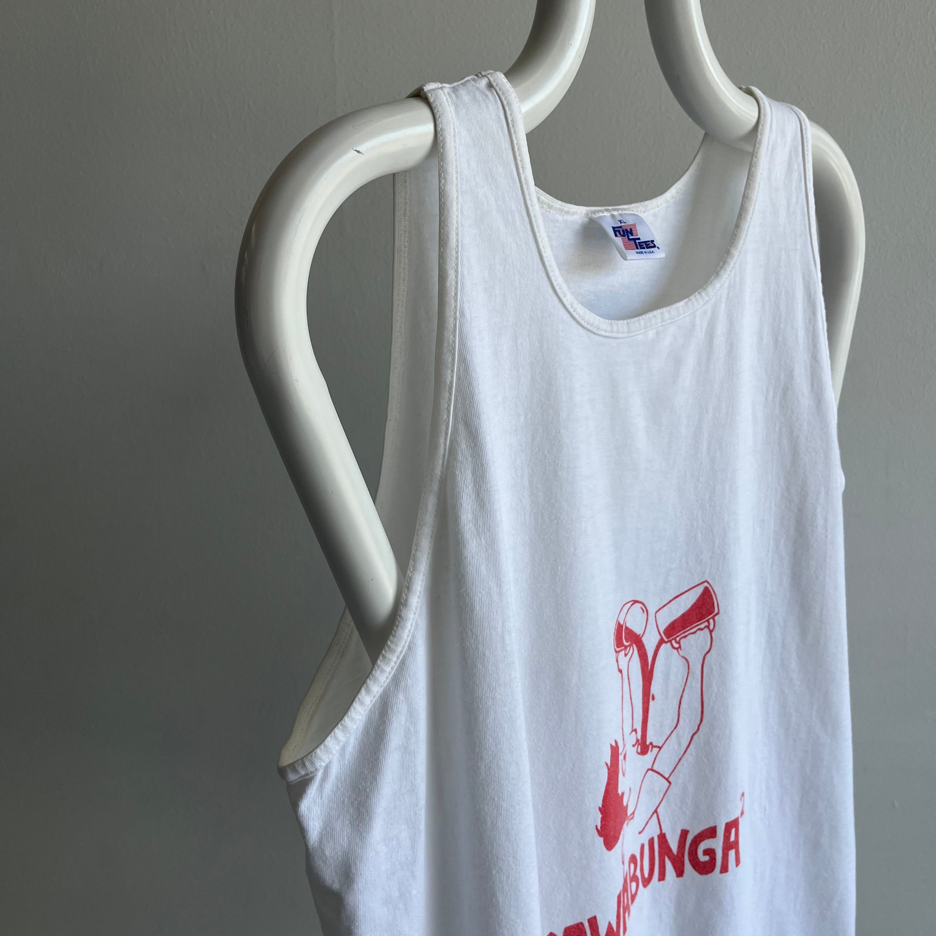 1980s Kawabunga Front and Back Tank Top - The Backside!