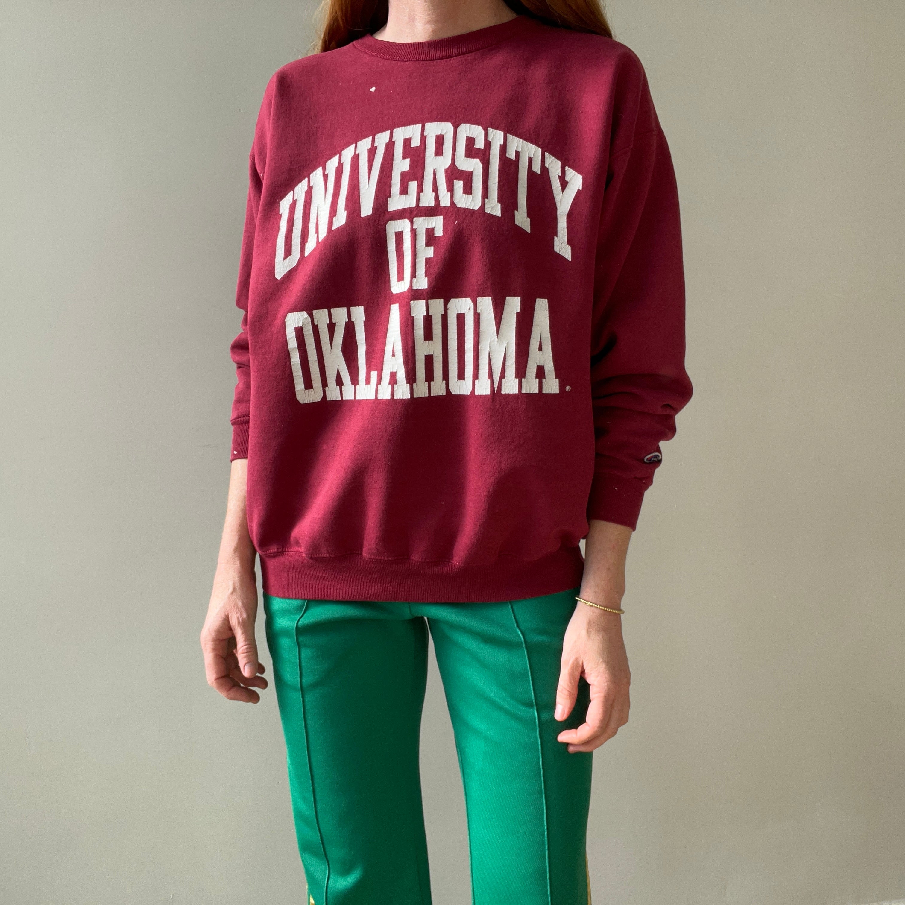 1980s/90s University Of Oklahoma Champion Sweatshirt