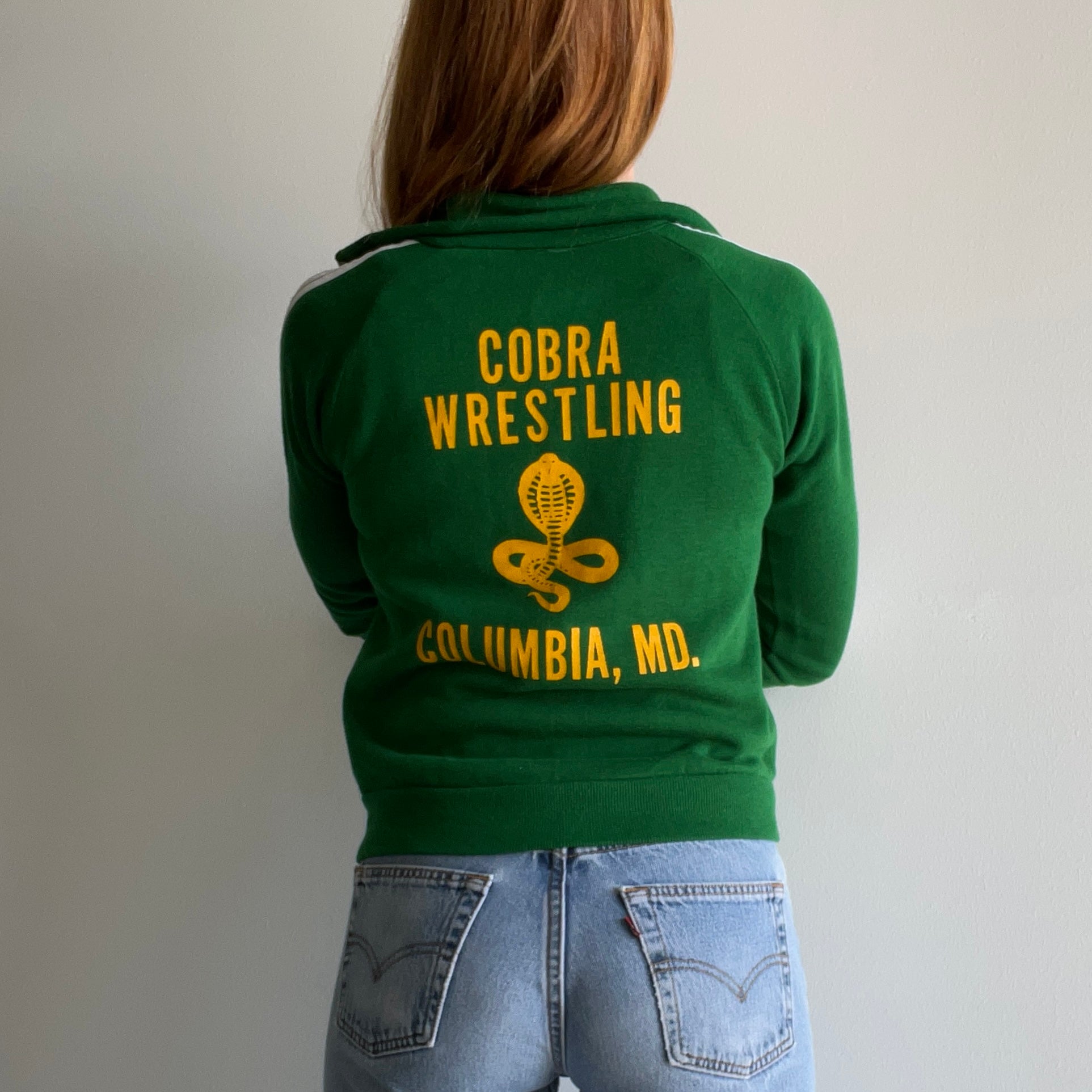 1970s Cobra Wrestling Columbia, Maryland Super Soft Zip Up - !!!!!!