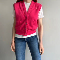 1980s Never Worn Wrangler Sweatshirt Vest - HUZZAH